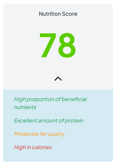 Score nutricional do DataNutri